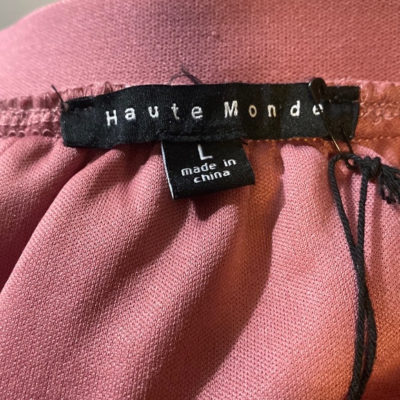 🌷See copy of listing🌷NWT Haute Monde Pink Dusty Pose Tulle Skirt, size L - Picture 3 of 5